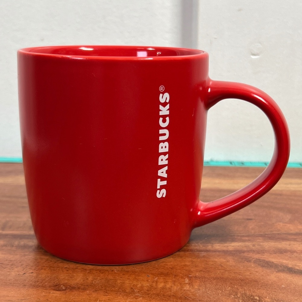 Starbucks Red Ceramic Coffee Mug